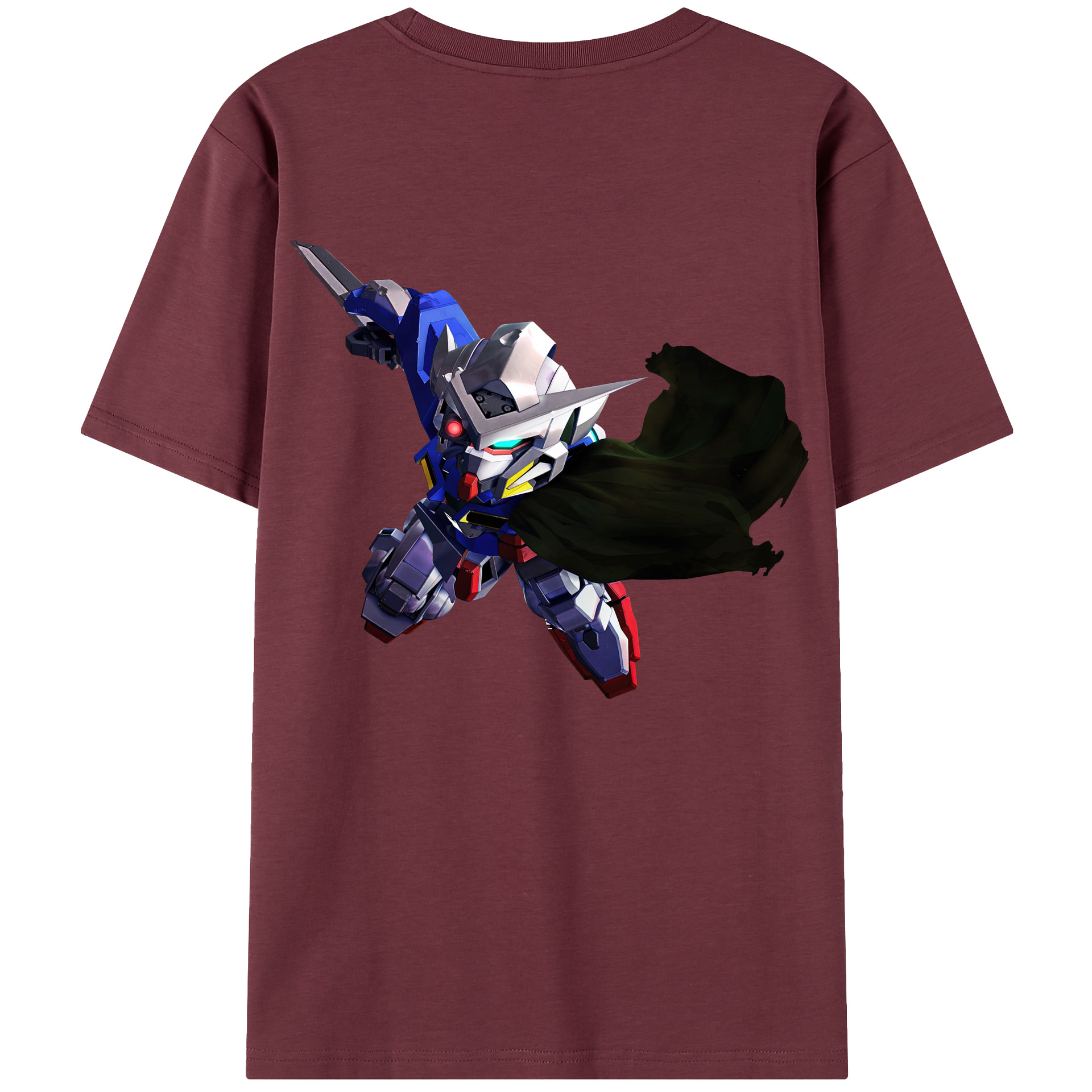 （画像用） 機動戦士ガンダム Mobile Suit Gundam 綿100％半袖Tシャツ（背面プリント）